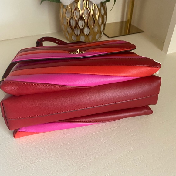 Brand new🔥Tory Burch Kira chevron satchel - Picture 4 of 16